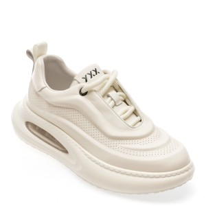 Pantofi casual GRYXX albi, 8822, din piele naturala, barbat