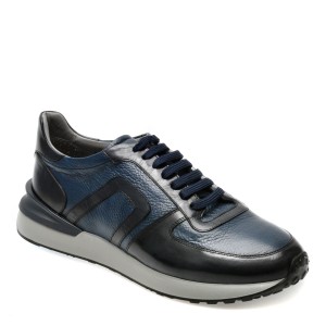 Pantofi casual LE COLONEL, albastri, 664011, piele naturala, barbat