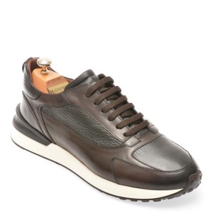 Pantofi casual LE COLONEL maro, 66437, din piele naturala, barbat