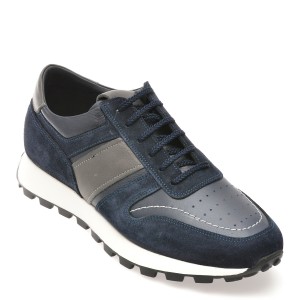 Pantofi casual OTTER bleumarin, 2224, din piele naturala, barbat