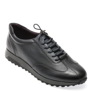 Pantofi casual OTTER bleumarin, 323292, din piele naturala, barbat