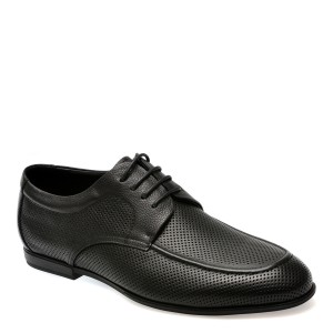 Pantofi casual OTTER negri, 23, din piele naturala, barbat