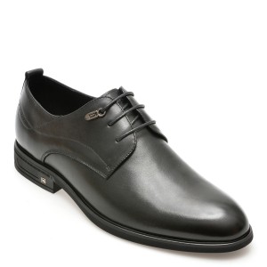 Pantofi casual OTTER negri, 37026, din piele naturala, barbat