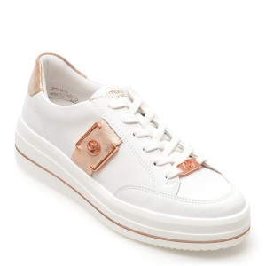 Pantofi casual REMONTE albi, D1C021, din piele naturala, dama