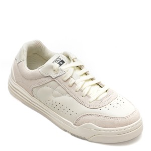 Pantofi CLARKS albi, CICA 2.0 O, din piele naturala, dama