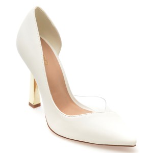 Pantofi eleganti ALDO albi, 13568605, din piele ecologica, dama