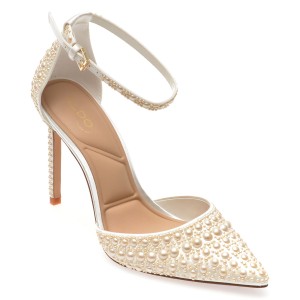 Pantofi eleganti ALDO albi, 13578776, din material textil, dama