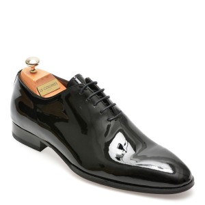 Pantofi eleganti LE COLONEL negri, 42523, din piele naturala lacuita, barbat