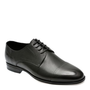 Pantofi eleganti OTTER negri, 1212, din piele naturala, barbat