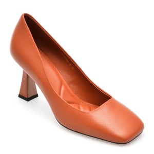 Pantofi EPICA portocalii, TY944, din piele naturala, dama
