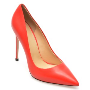 Pantofi EPICA rosii, HS9287, din piele naturala, dama