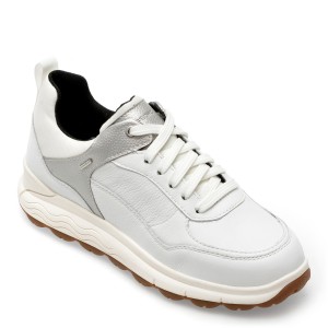 Pantofi GEOX albi, D3626D, din piele naturala, dama