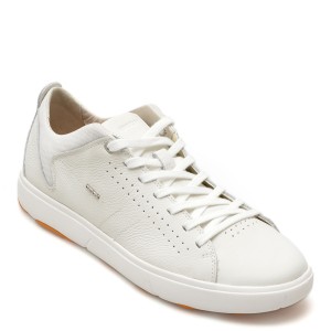 Pantofi GEOX albi, U948FA, din piele naturala, barbat