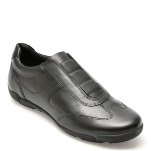 Pantofi GEOX negri, U023BB, din piele naturala, barbat