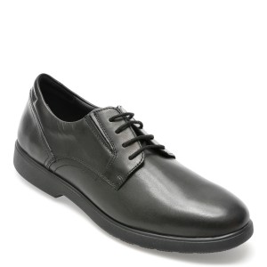 Pantofi GEOX negri, U35EFA, din piele naturala, barbat