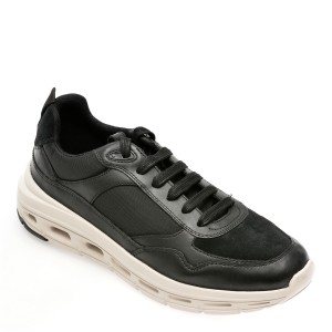 Pantofi GEOX negri, U36FQA, din material textil, barbat