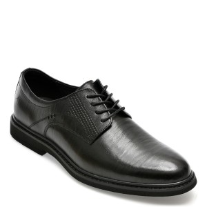 Pantofi OTTER negri, 23042, din piele naturala, barbat