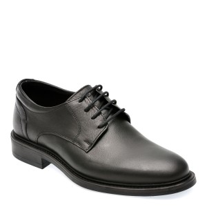 Pantofi OTTER negri, 2382, din piele naturala, barbat