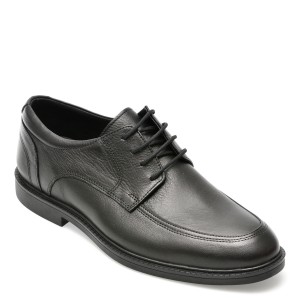Pantofi OTTER negri, 51535, din piele naturala, barbat