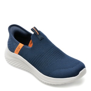 Pantofi SKECHERS bleumarin, ULTRA FLEX 3.0, din material textil, baiat