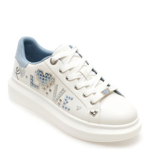 Pantofi sport ALDO albi, 13706561, din piele ecologica, dama