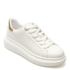 Pantofi sport ALDO albi, REIA110, din piele ecologica, dama
