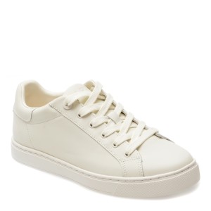 Pantofi sport ALDO albi, WOOLLY1001,piele naturala, dama