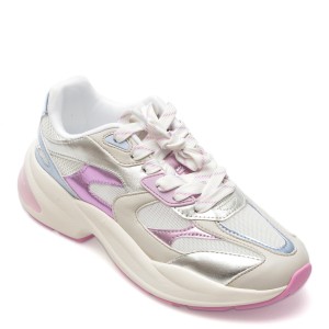 Pantofi sport ALDO argintii, MAYANA042, din piele ecologica, dama