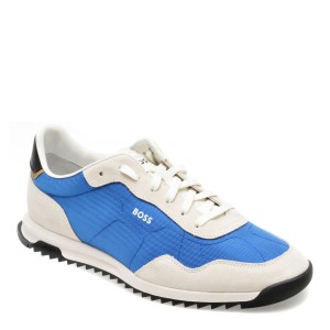 Pantofi sport BOSS albastri, 7276, din material textil, barbat