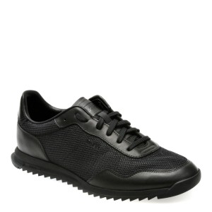 Pantofi sport BOSS negri, 72701, din piele ecologica, barbat