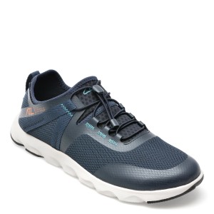 Pantofi sport CLARKS bleumarin, ATL COAST ROCK, din material textil, barbat