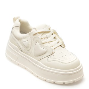 Pantofi sport GRYXX albi, 2308311, din piele naturala, dama