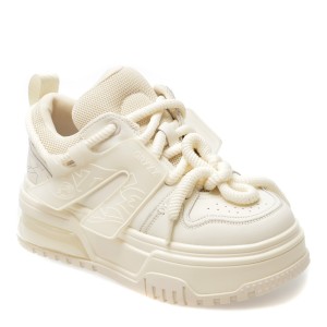Pantofi sport GRYXX albi, 2823, din piele naturala, dama