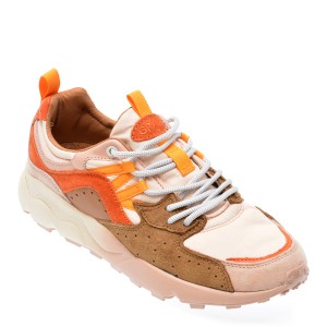 Pantofi sport GRYXX portocalii, 23Y001, din material textil si piele naturala, dama
