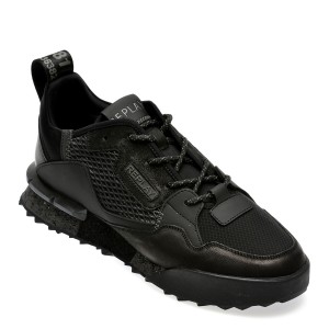 Pantofi sport REPLAY negri, MS1P40L, din piele naturala, barbat