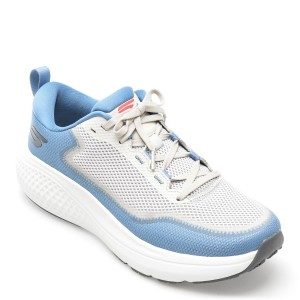 Pantofi sport SKECHERS albastri, GO RUN SUPERSONIC MAX, din material textil, barbat