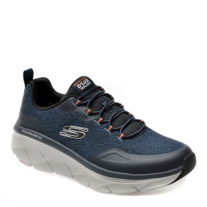 Pantofi sport SKECHERS bleumarin, D LUX WALKER 2.0, din material textil, barbat