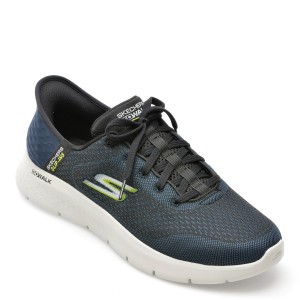 Pantofi sport SKECHERS bleumarin, GO WALK FLEX, din material textil, barbat