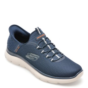 Pantofi sport SKECHERS bleumarin, SUMMITS, din material textil, barbat