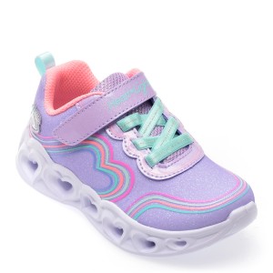 Pantofi sport SKECHERS mov, 302689N, din material textil, fetita