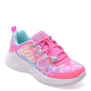 Pantofi sport SKECHERS multicolor, 303055L, din material textil, fetita