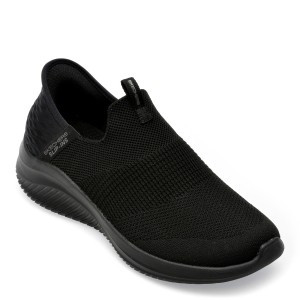 Pantofi sport SKECHERS negri, ULTRA FLEX 3.0, din material textil, dama