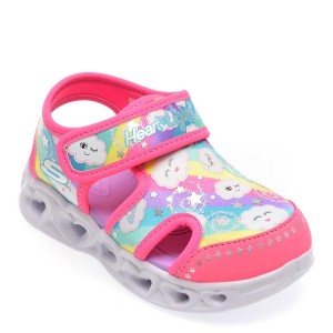 Pantofi sport SKECHERS roz, 302977N, din material textil, fetita