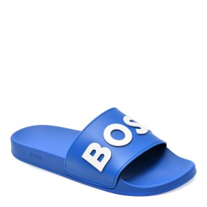 Papuci casual BOSS albastri, 82411, din pvc, barbat