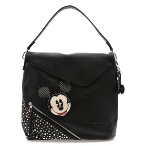 Rucsac DESIGUAL negru, WAXP21, din piele ecologica, dama