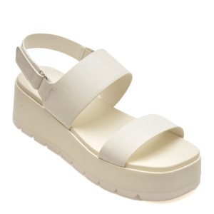 Sandale casual ALDO albe, 13713130, din piele naturala, dama
