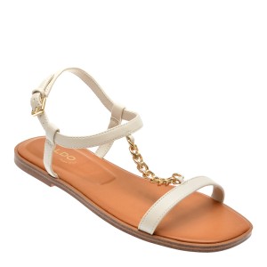 Sandale casual ALDO albe, 13740418, din piele ecologica, dama