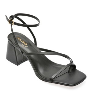Sandale casual ALDO negre, 13655410, din piele naturala, dama