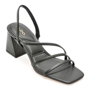 Sandale casual ALDO negre, 13706599, din piele ecologica, dama