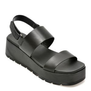Sandale casual ALDO negre, 13713120, din piele naturala, dama